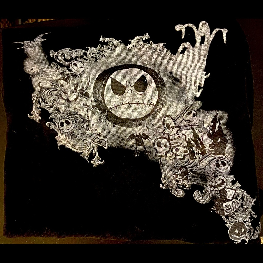 Disney Jack Skellington Nightmare Before Christmas Long Sleeve Shirt Men 2XL